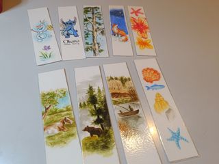 Segnalibri Acquerello Dipinti a Mano