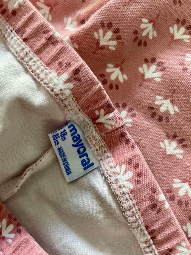 Leggings bambina fantasia floreale