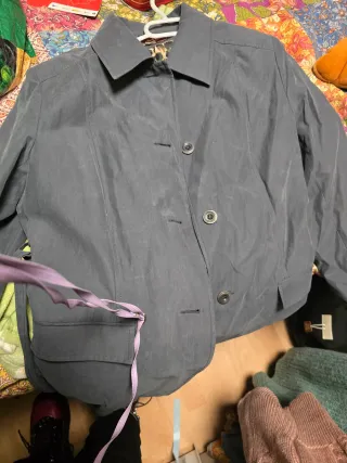  gabardina Azul Marino 44/46 5 euros! Y Regalo 