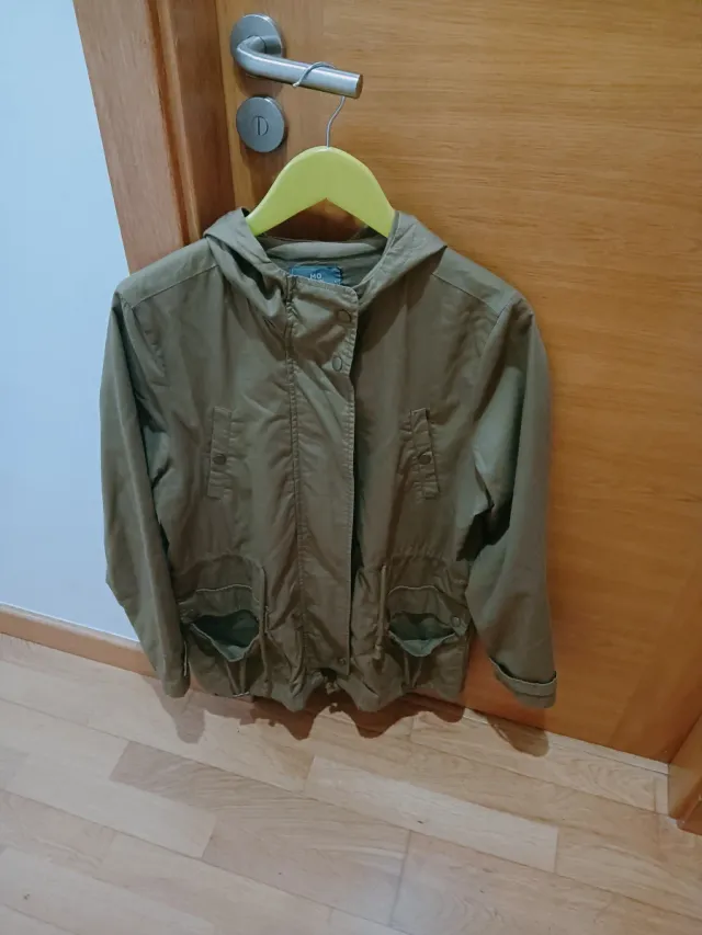 Parka verde militar mujer Talla XL
