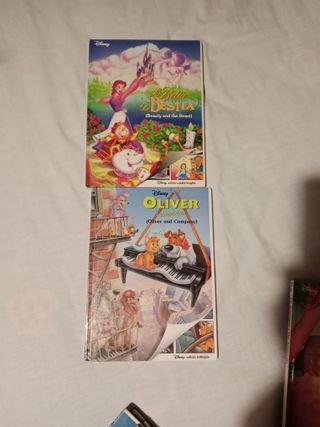 Lote  libros Disney bilingüe: catalán/ inglés