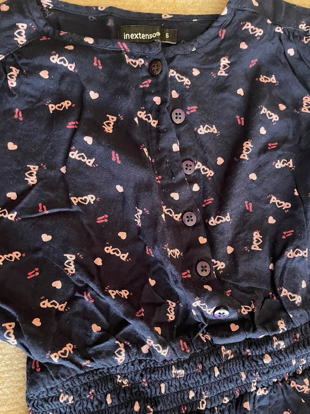 Vestido niña In Extenso estampado