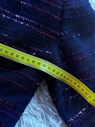 Giacca/Cardigan Chanel vintage anni 90' bouclé blu