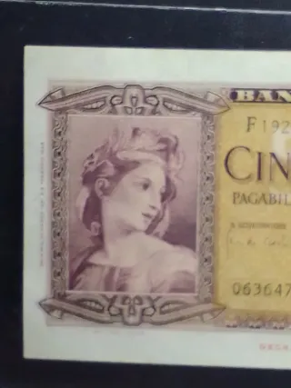500 Lire Italia 1961 Banconota Autentica