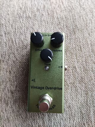 Pedal Guitarra Vintage Overdrive Verde