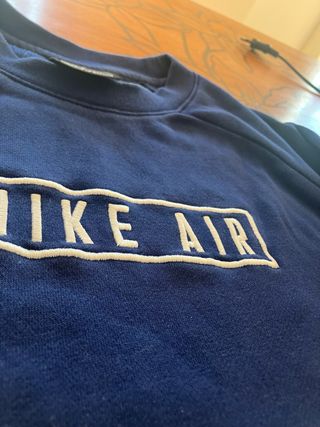 Sudadera Nike Air azul y roja
