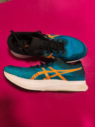 Asics Magic Speed Zapatillas Running Azul Naranja