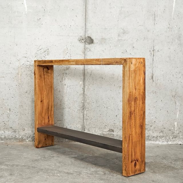 MUEBLE RECIBIDOR INDUSTRIAL A MEDIDA