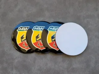 4 Emblemas Abarth para Tapabujes Centro de Llantas