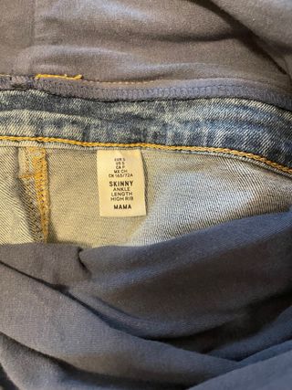 Jeans premaman H&M Skinny Ankle High Rib