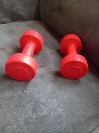 Manubri Rossi per Ginnastica