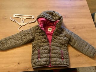 Piumino bambina verde 4 anni