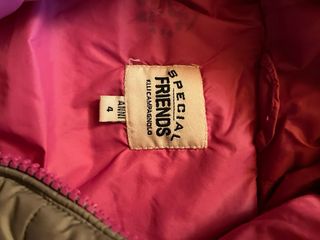 Piumino bambina verde 4 anni