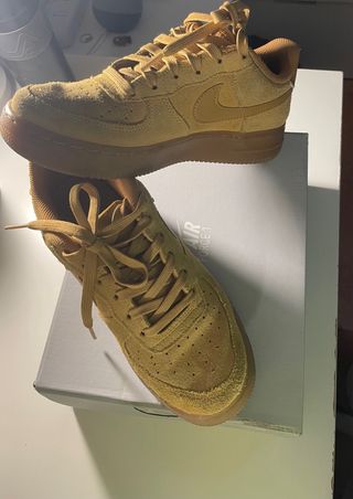 Nike Air Force 1 Terciopelo Marrón