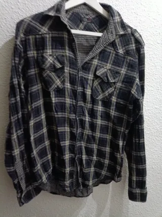 Camisa Zara cuadros hombre