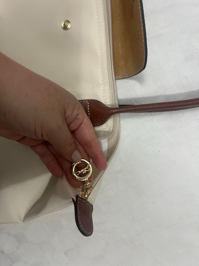 Borsa Longchamp Beige