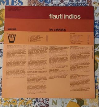 LP Los Calchakis Flauti Indios