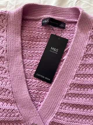 Chaqueta M&S Rosa Talla XL