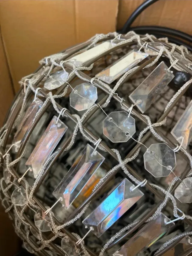 Lámpara colgante cristal