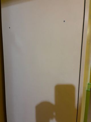 Armario blanco tiradores verdes  regalo cajoneras