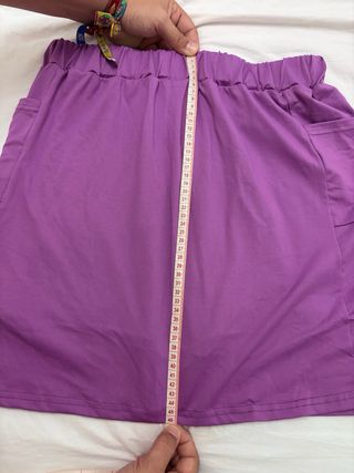 Falda pádel morada talla XL. Sin estrenar