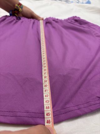Falda pádel morada talla XL. Sin estrenar