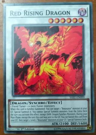 Red Rising Dragon Yu-Gi-Oh! Carta