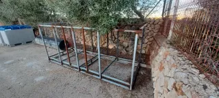 Estructura metálica para exterior