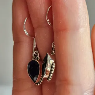 Pendientes Plata 925 Zafiro