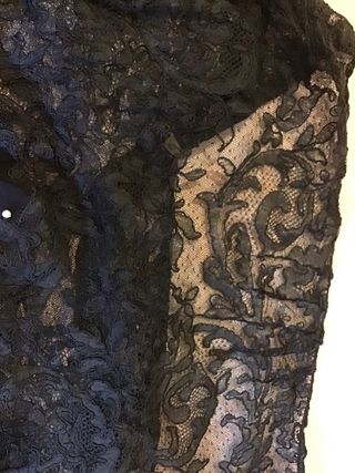 Velo pizzo vintage anni '50 camicetta