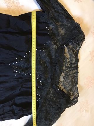 Velo pizzo vintage anni '50 camicetta