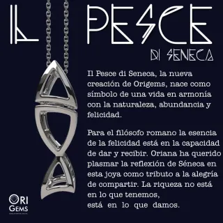 Collar Plata Ley Pez