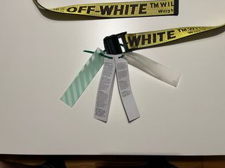 Cinturón Off-White Amarillo/Negro