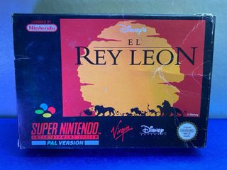 JUEGO PAL ESP SNES EL REY LEON COMPLETO