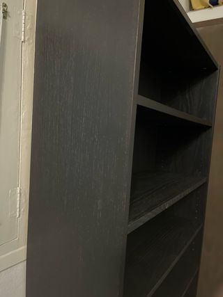 Librería Negra Ikea