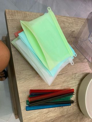 Lote 8 Bolsas Silicona Reutilizables