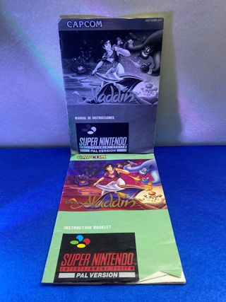 JUEGO PAL UKV SNES DISNEY ALADDIN COMPLETO