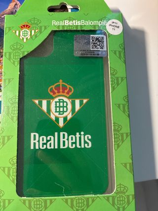 Custodia per iPhone 11 del Real Betis inutilizzata