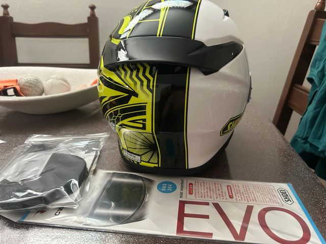 Shoei NXR2 Casco Integrale Giallo/Bianco S