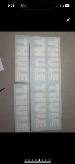 Pegatinas Thule para baúl