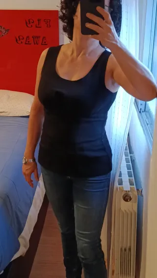 Camiseta tirantes negro 