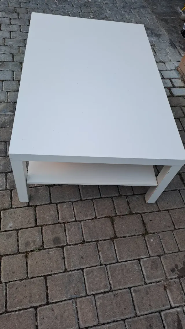 Mesa blanca madera 45x78x118cm
