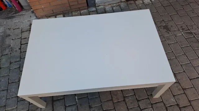 Mesa blanca madera 45x78x118cm