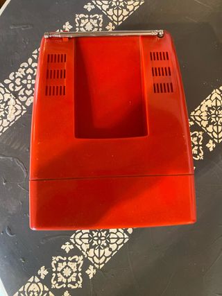 TV Portatile Irradio Vintage Rossa