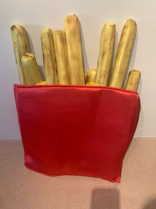 Disfraz Patatas Fritas McDonald's niño adulto