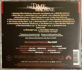 Klaus Badelt - CD Banda Sonora The Time Machine