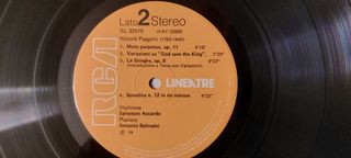 LP Salvatore Accardo Paganini - RCA Lineatre