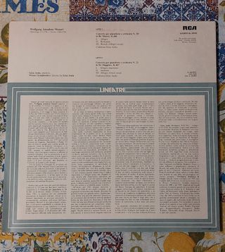 LP W.A. Mozart - Concerti per Pianoforte e Orchest