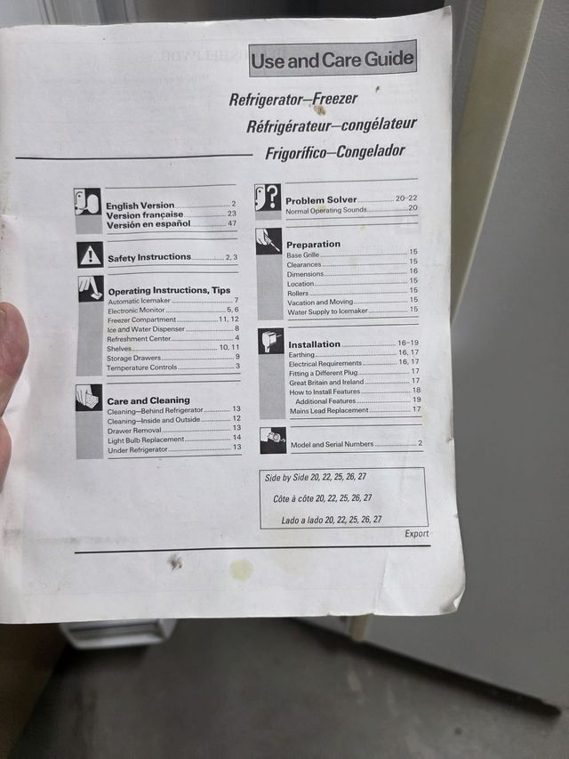 Frigorífico Americano GE