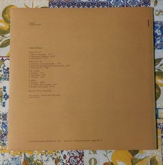 Walter Gieseking interpreta Debussy LP
